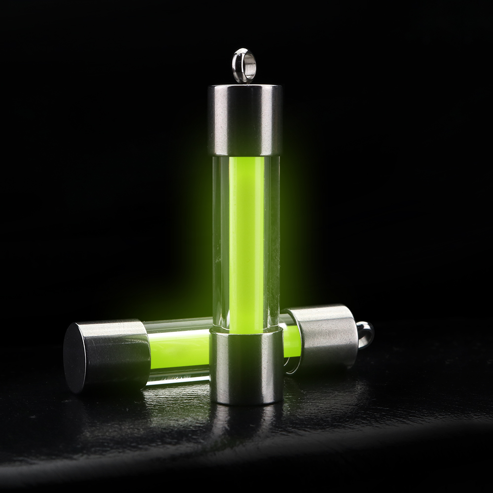 Tritium Gas Tube - 야외 신호등 빛나는 튜브 펜던트 edc