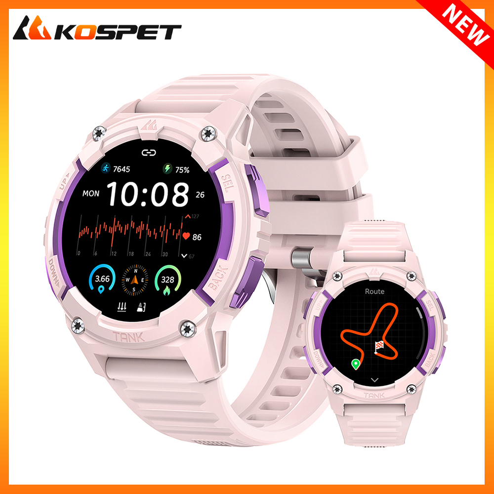 Smartwatch Digital Watches For Women - KOSPET 탱크 S2 GPS 스마트 워치