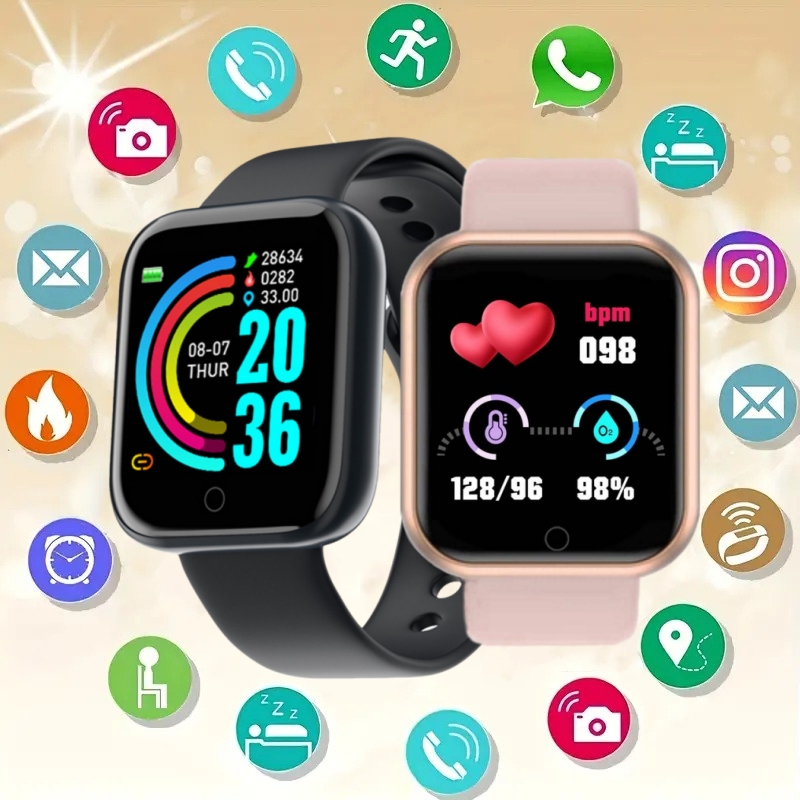Smartwatch Digital Watches For Women - 스마트 워치 메시지 알림 음악 제어