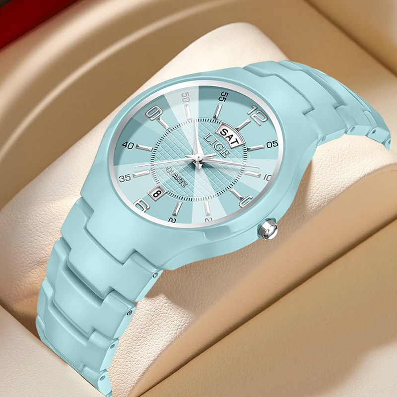 Ladies Fashion Watch - LIGE 럭셔리 우아한 쿼츠 여성 시계