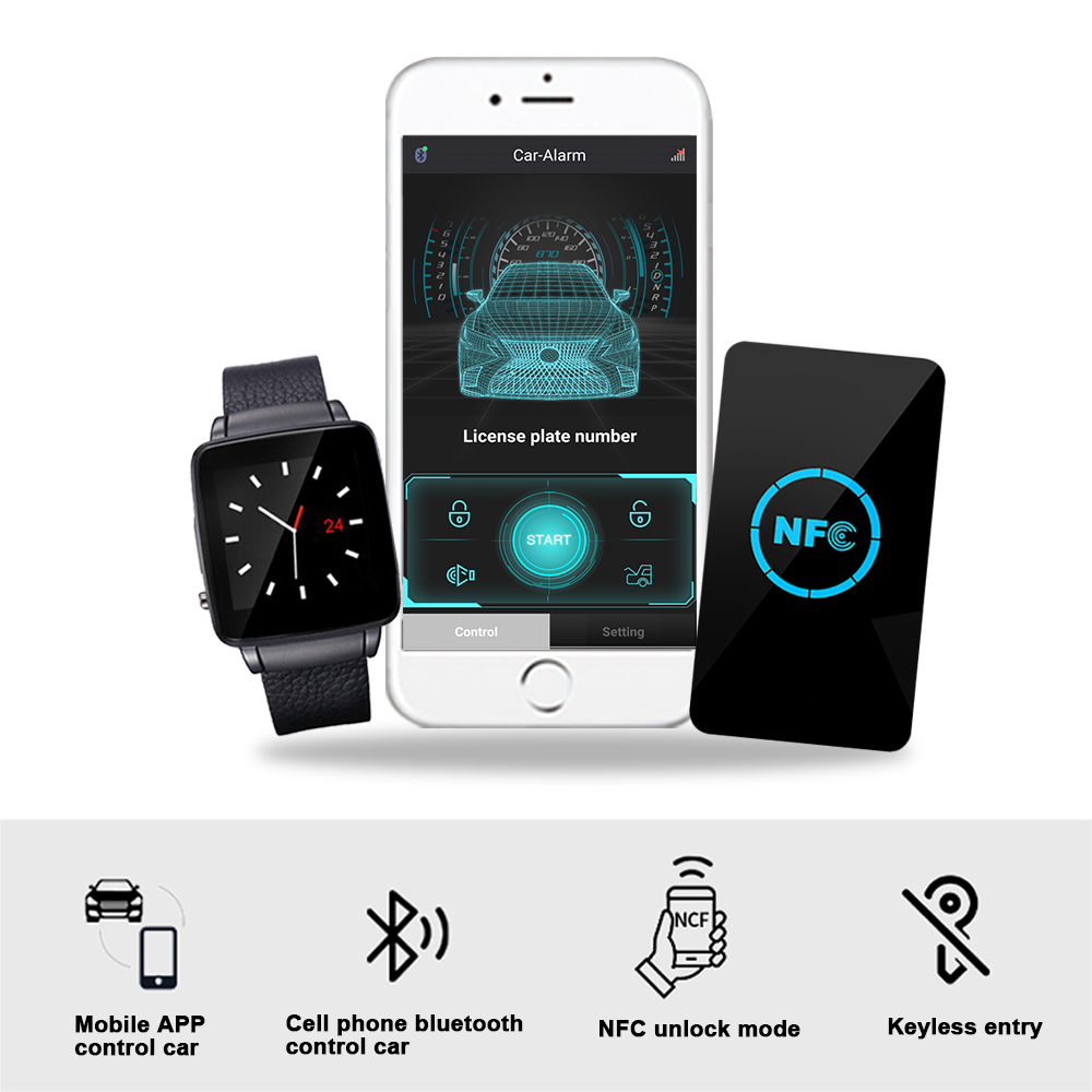 Smartwatch Phone Watches - NFC 휴대폰 시계 개조 차량 NFC