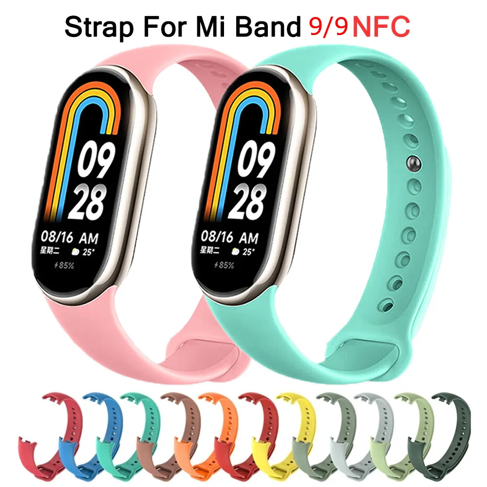 Silicone Sport Band - 샤오미 미 밴드 9/9 NFC 실리콘