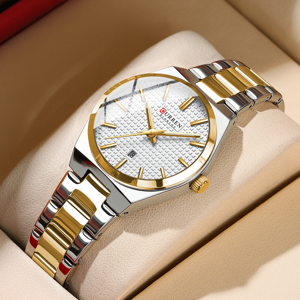 Minimalist Thin Watch - CURREN 일본 석영 여성 시계 스테인레스