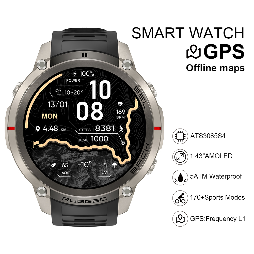 Smartwatch I Watches - 2026 DM59 스마트워치 오프라인 지도 내장