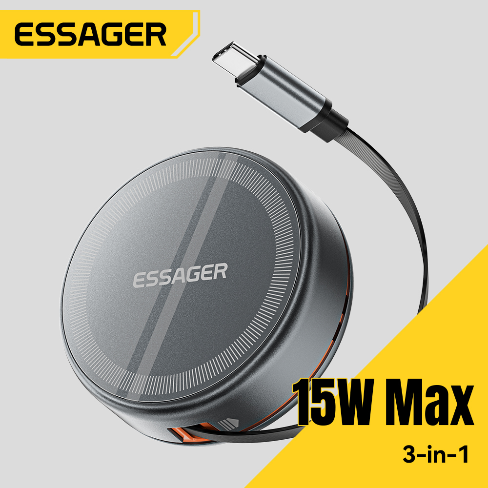 Smartwatch Watches For Iphone - Essager 15W 3 in 1 마그네틱
