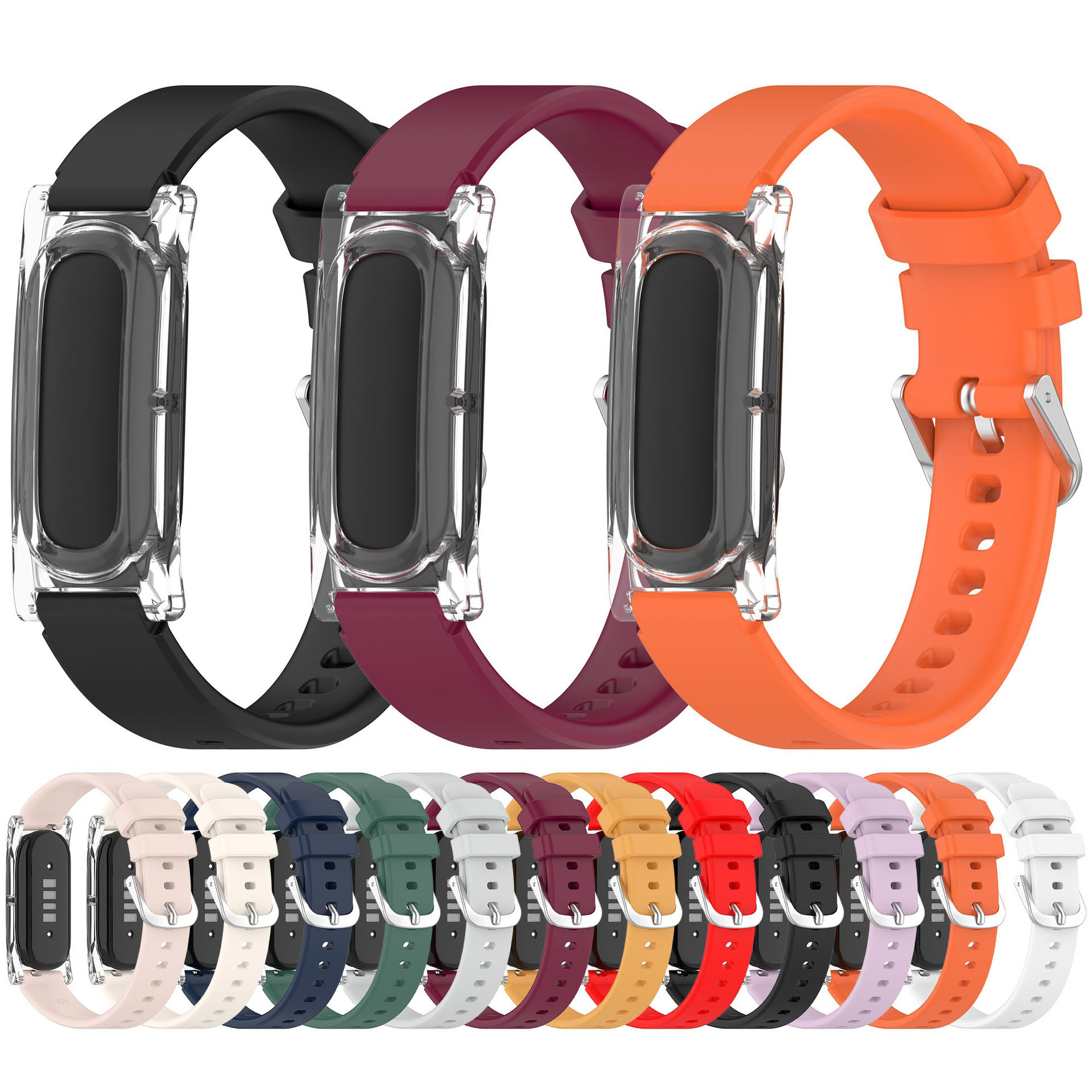 Silicone Sport Band - Google Fitbit Air 교체용 스포츠 스트랩과
