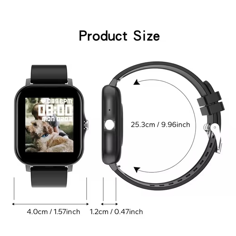 레노버 2026 새로운 풀 터치 스크린 스마트 워치 남 - Smartwatch Digital Watches For Women 리뷰 및 가격