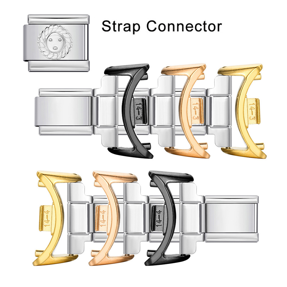 ​ 14mm 스트랩 커넥터에 대 한 세련 된 스테인레스 - Smartwatch Stylish Watches For Women 리뷰 및 가격