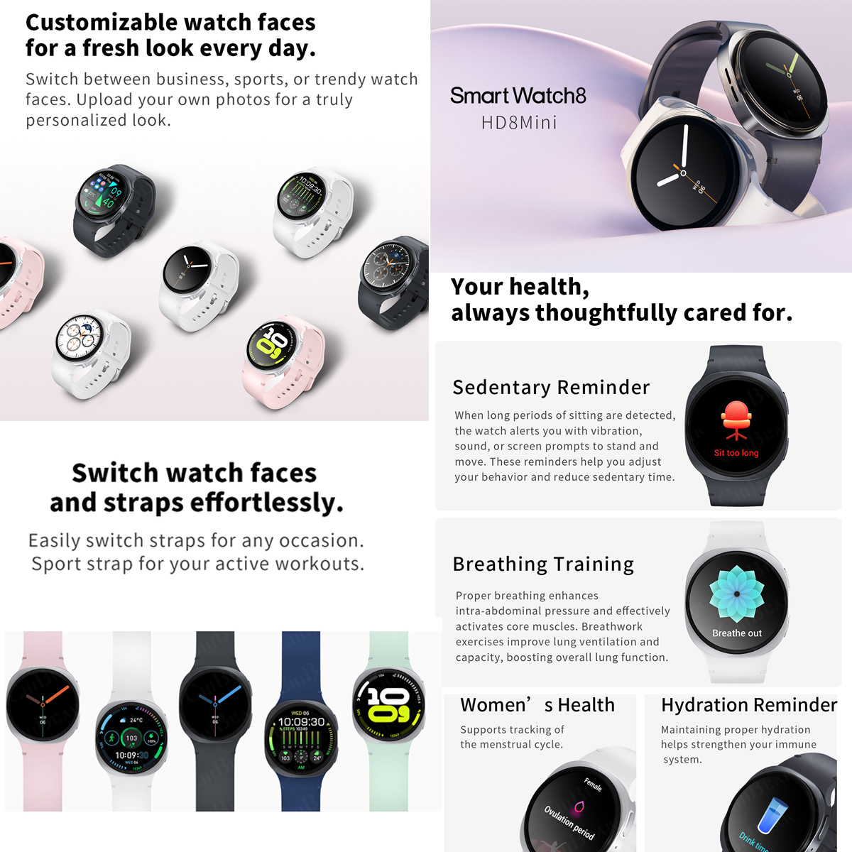 2026년 신형 시계 8 미니 GPS 트랙 스마트워치  - Smartwatch Watches Price 리뷰 및 가격