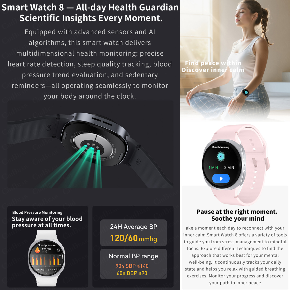 2026년 신형 시계 8 미니 GPS 트랙 스마트워치  - Smartwatch Watches Price 리뷰 및 가격