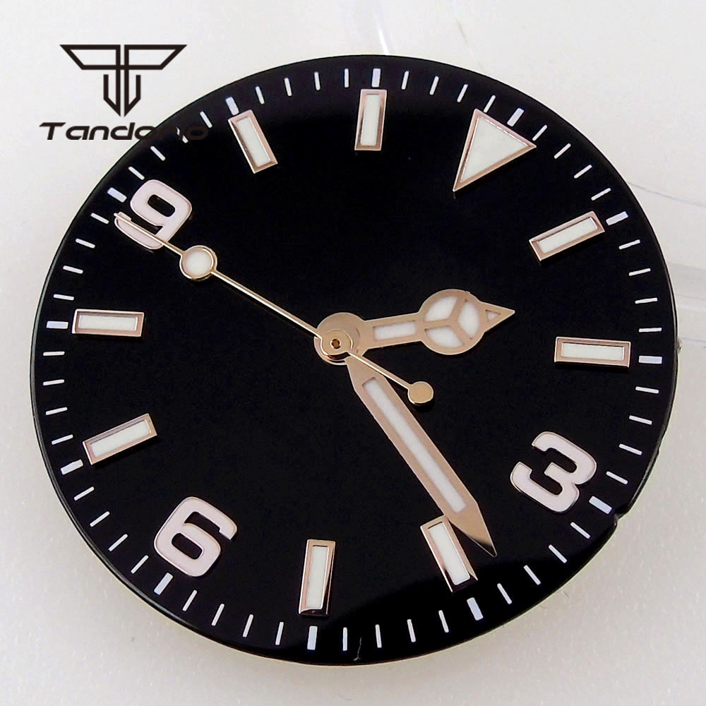 29mm 블랙/블루 시계 다이얼 NH35 NH36 미요 - Luminous Dial Face 리뷰 및 가격
