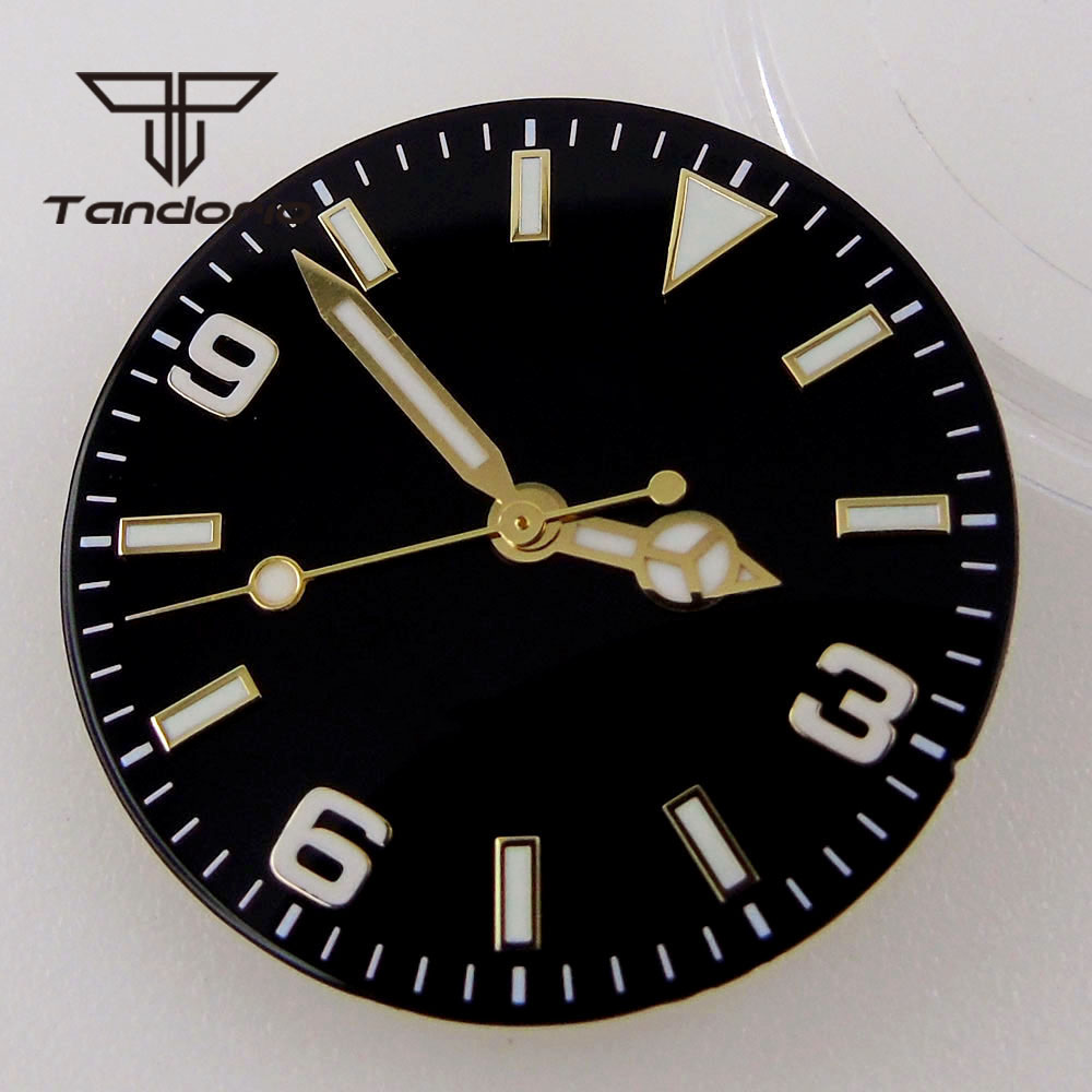 29mm 블랙/블루 시계 다이얼 NH35 NH36 미요 - Luminous Dial Face 리뷰 및 가격