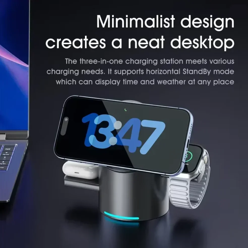 2026년 업그레이드 터치 버튼 Qi2 3in1 마그네 - Smartwatch Phone Watches 리뷰 및 가격