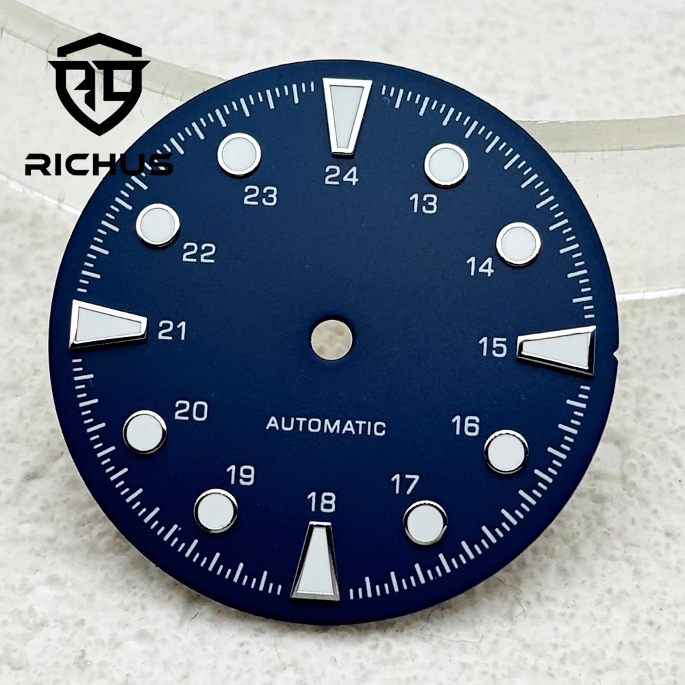 RICHUS 28.6mm 시계 다이얼(녹색 야광 핸즈  - Luminous Dial Face 리뷰 및 가격