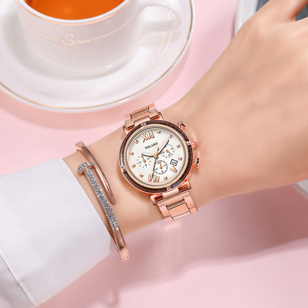 패션 5 피스 여성 시계 세트 블루 여성 시계, 스테인 - Minimalist Thin Watch 리뷰 및 가격