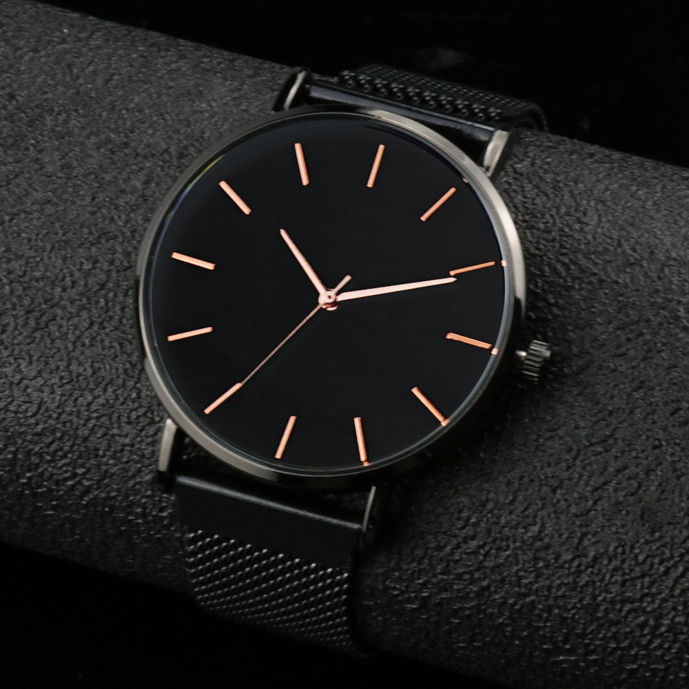 탑 브랜드 여성용 시계 럭셔리 메탈 메쉬 간단한 쿼츠  - Minimalist Thin Watch 리뷰 및 가격