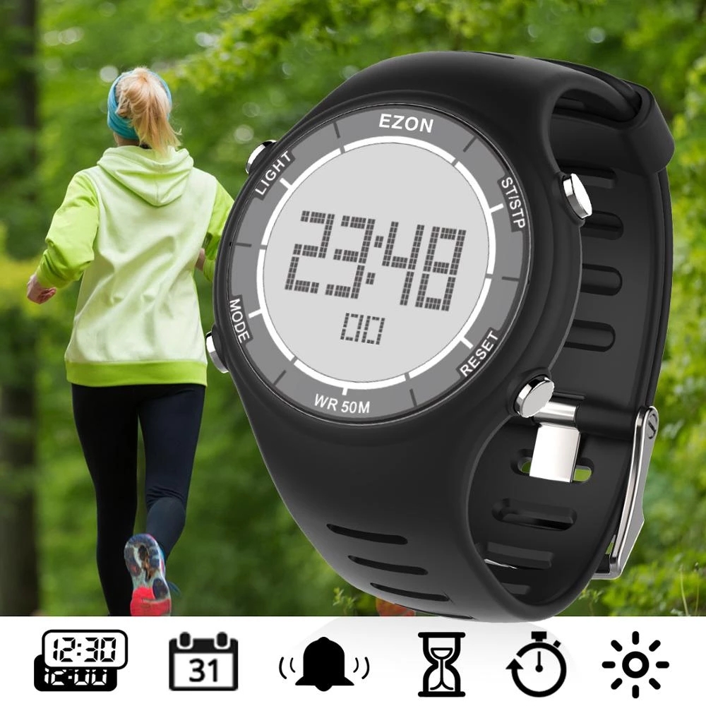 EZON 새로운 패션 여성 디지털 스포츠 시계 알람 시 - Chronograph Sport Watch 리뷰 및 가격