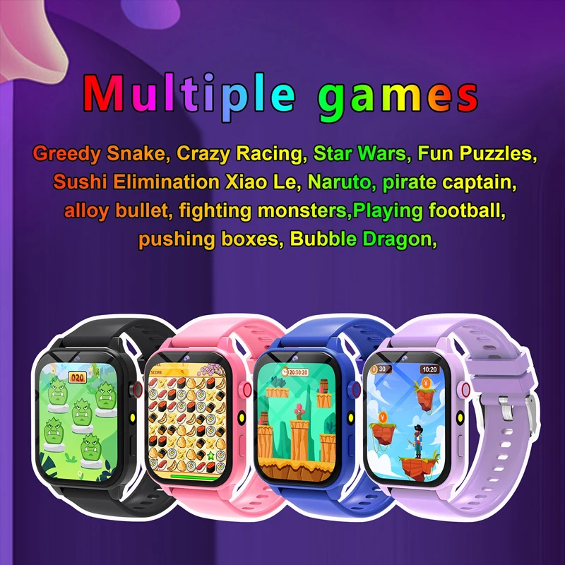 어린이 게임 스마트 시계 손전등 방수 HD 카메라 수면 - Smartwatch Watches Boys 리뷰 및 가격