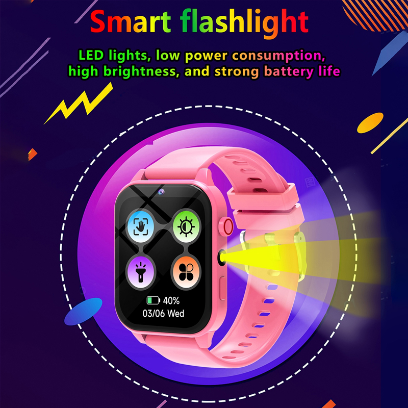 어린이 게임 스마트 시계 손전등 방수 HD 카메라 수면 - Smartwatch Watches Boys 리뷰 및 가격
