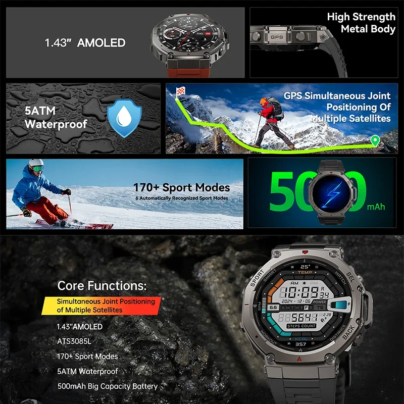 2026 신형 군용 DM58 GPS 스마트워치 1.43 - Smartwatch Watches For Men With Gps 리뷰 및 가격