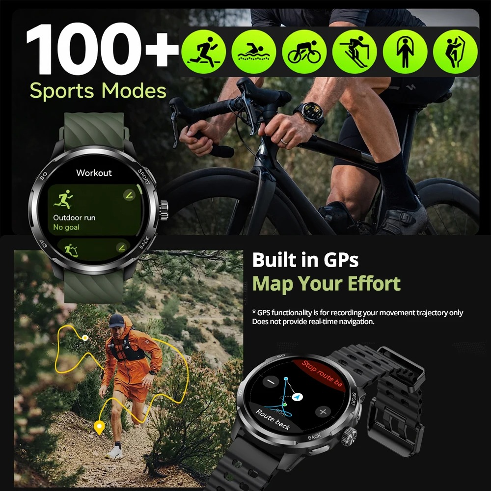 Ulefone Armor Watch Pro 1.5인치  - Smartwatch Watches For Men With Gps 리뷰 및 가격