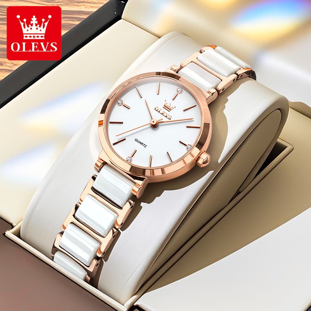 OLEVS 여성 시계 5877 고급스러운 우아한 쿼츠  - Ladies Fashion Watch 리뷰 및 가격