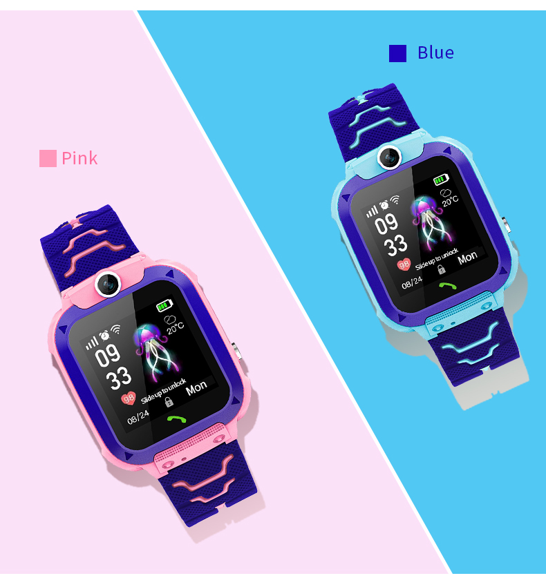 Q12B 키즈 스마트워치 - SOS 통화, 건강 모니터 - Smartwatch Watches Gift For Boys With Gps 리뷰 및 가격