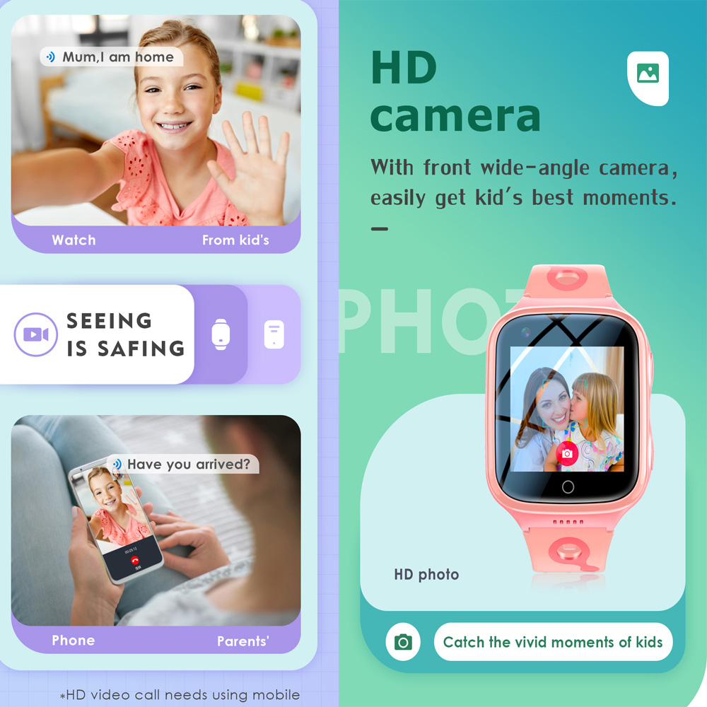 4G 스마트워치 키즈 GPS WiFi 비디오 음성 통화 - Smartwatch Watches Gift For Boys With Gps 리뷰 및 가격