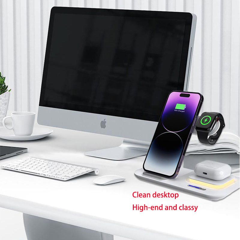 핫 3 in 1 접이식 무선 휴대폰 충전 스테이션 20 - Smartwatch Phone Watches 리뷰 및 가격