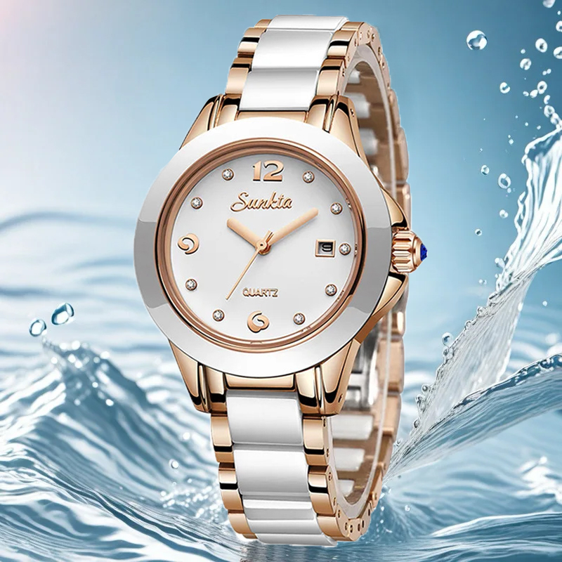 Sunkta 패션 캐주얼 쿼츠 여성 시계 우아한 럭셔리 - Ladies Fashion Watch 리뷰 및 가격