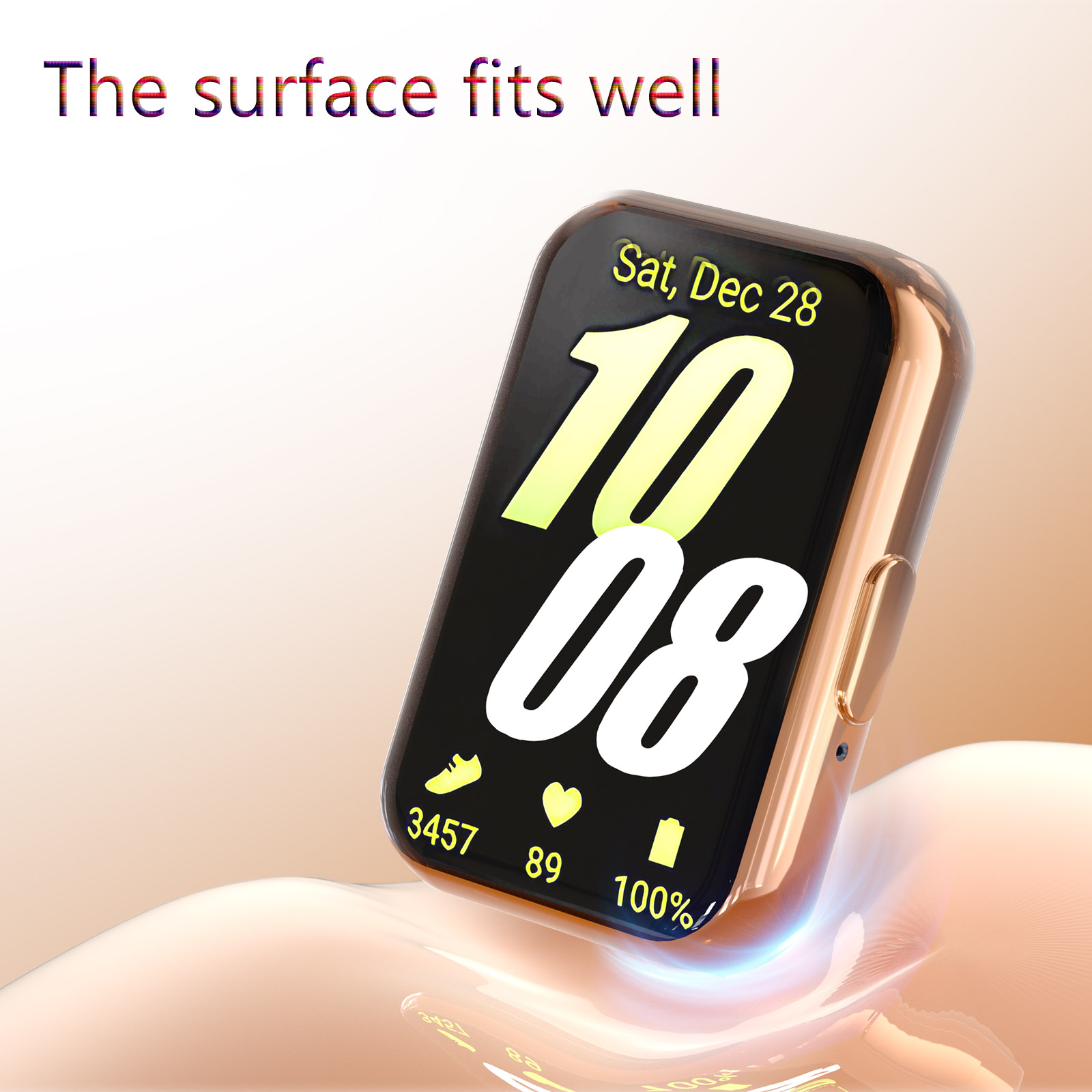 삼성 갤럭시 핏 3 용 커버, 올 어라운드 소프트 TP - Smartwatch Watches Price 리뷰 및 가격