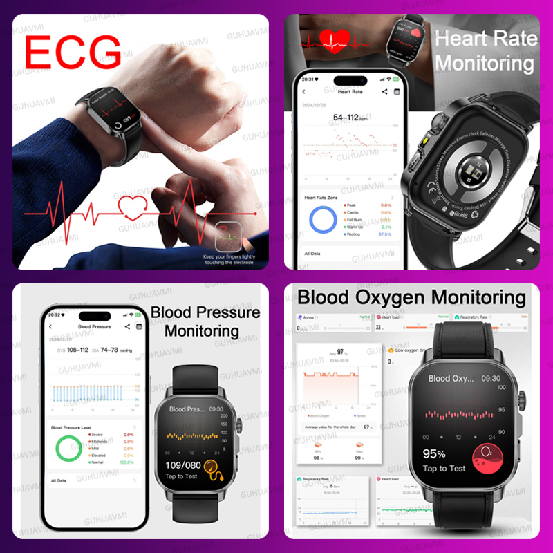 새로운 오리지널 여성 맞춤형 AI 건강 스마트워치 EC - Smartwatch Watches Gift For Women 리뷰 및 가격