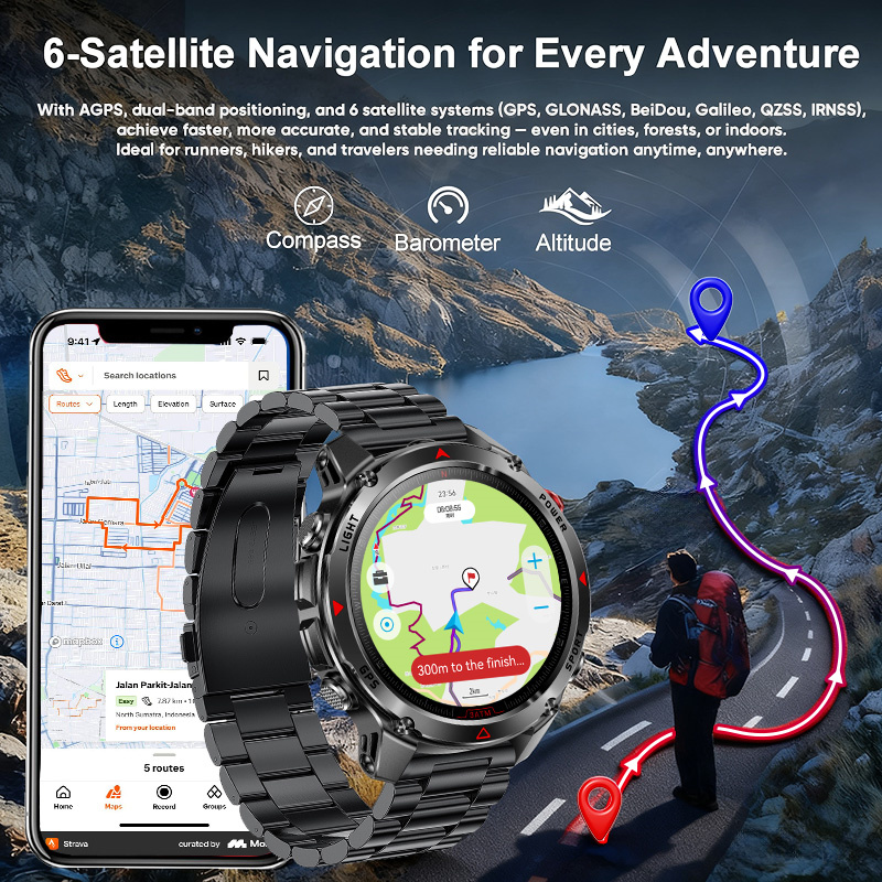 T-Rex 3 프로 밀리터리 등급 AGPS 스마트 워치 - Smartwatch Watches For Men With Gps 리뷰 및 가격