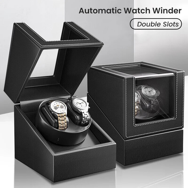 자동 시계용 더블 시계 와인더 자동 시계 와인더 가죽  - Watch Winder Single 리뷰 및 가격