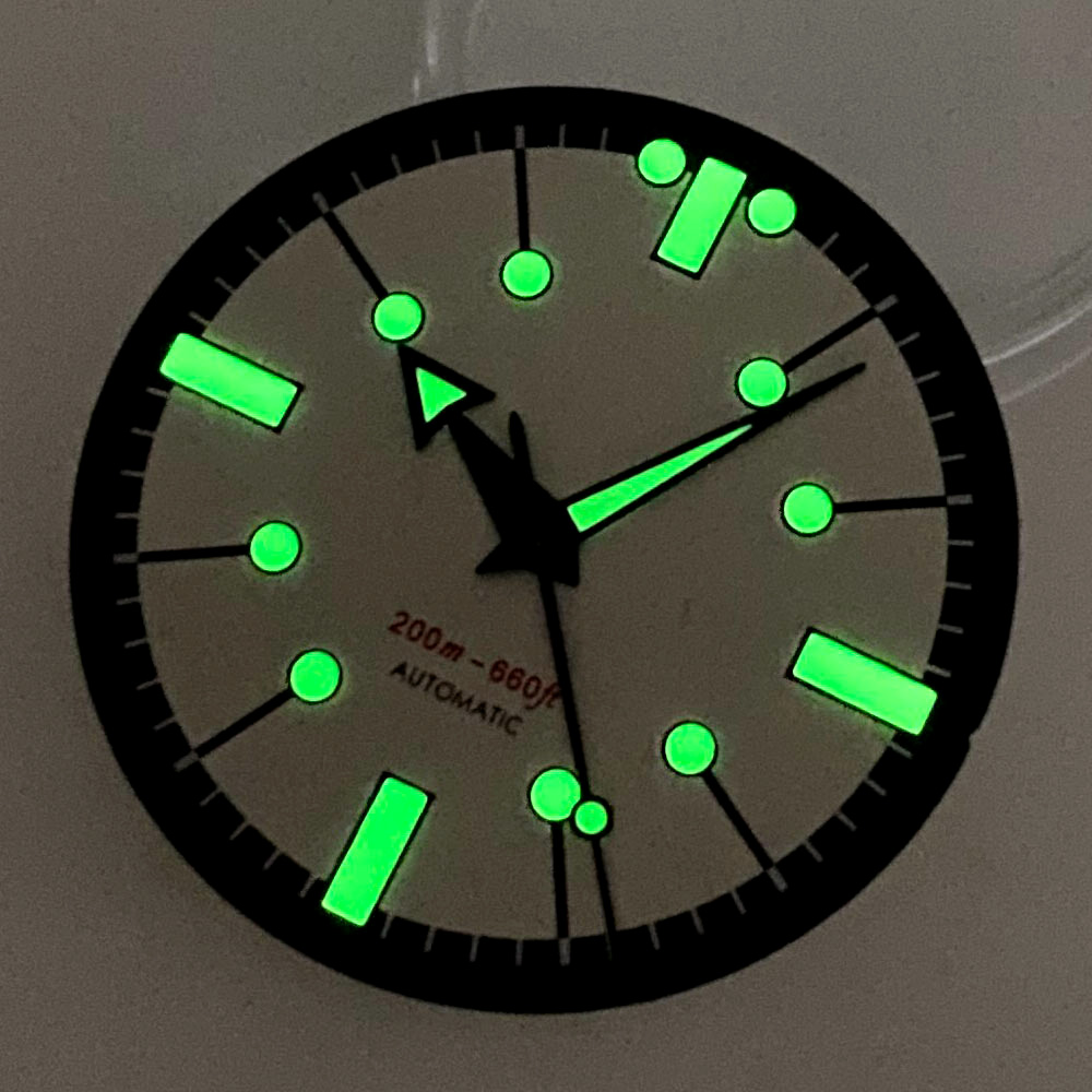 31mm 베이지/블랙 무균 다이얼 페이스 피트 NH35 - Luminous Dial Face 리뷰 및 가격