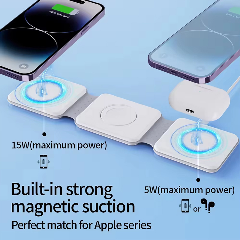 유니버설 Qi2 마그네틱 접이식 충전 스테이션 여행용  - Smartwatch Watches For Iphone 리뷰 및 가격