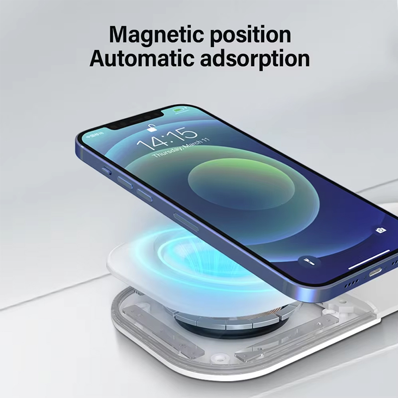 유니버설 Qi2 마그네틱 접이식 충전 스테이션 여행용  - Smartwatch Watches For Iphone 리뷰 및 가격