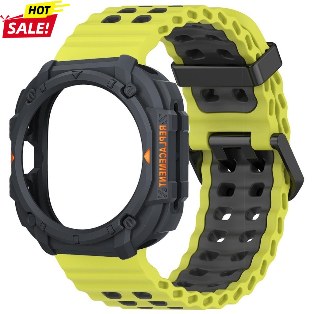 새로운 아머 케이스+스트랩 삼성 갤럭시 워치 울트라(2 - Silicone Sport Band 리뷰 및 가격