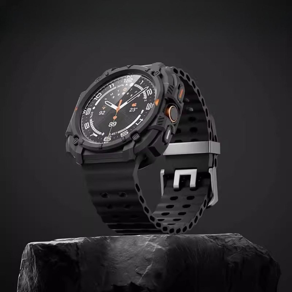 새로운 아머 케이스+스트랩 삼성 갤럭시 워치 울트라(2 - Silicone Sport Band 리뷰 및 가격