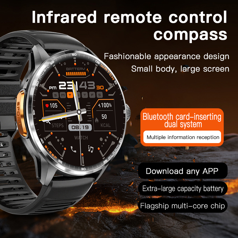 H100 글로벌 스마트 워치 안드로이드 8.1 OS 5 - Smartwatch I Watches 리뷰 및 가격