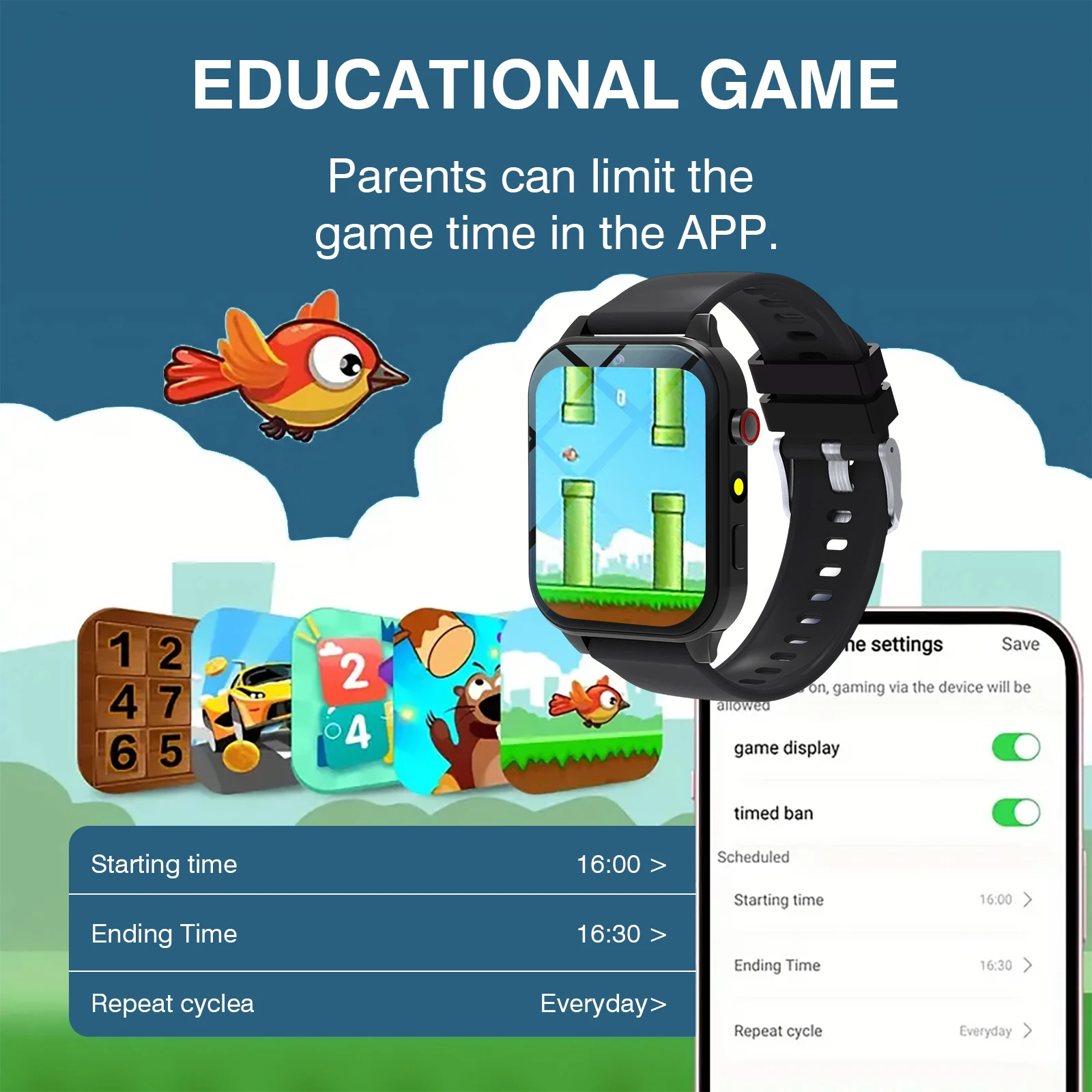어린이용 스마트 시계 18개 게임 카메라 방수 손전등  - Smartwatch Digital Watches For Kid Boy 리뷰 및 가격