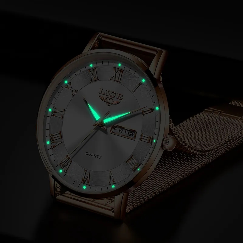 LIGE 패션 여성 시계 여성을위한 최고 브랜드 럭셔리 - Chronograph Sport Watch 리뷰 및 가격