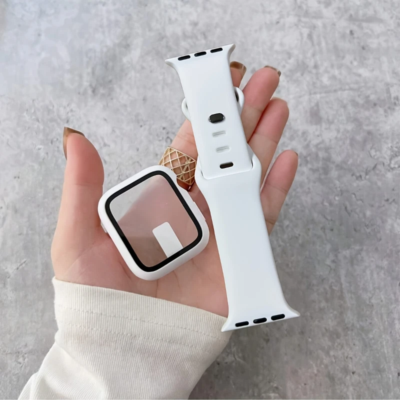 애플 워치 밴드 44mm 40mm 45mm 41-46  - Silicone Sport Band 리뷰 및 가격