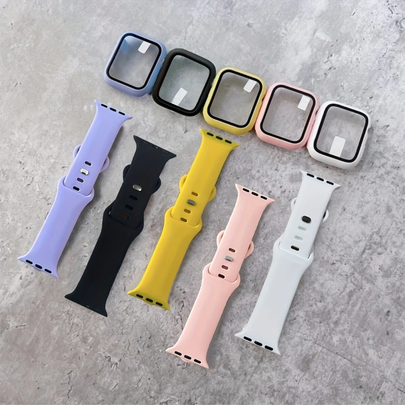 애플 워치 밴드 44mm 40mm 45mm 41-46  - Silicone Sport Band 리뷰 및 가격