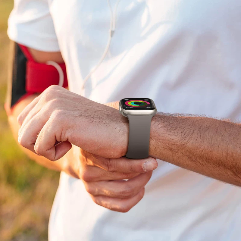 애플 워치 밴드 44mm 40mm 45mm 41-46  - Silicone Sport Band 리뷰 및 가격