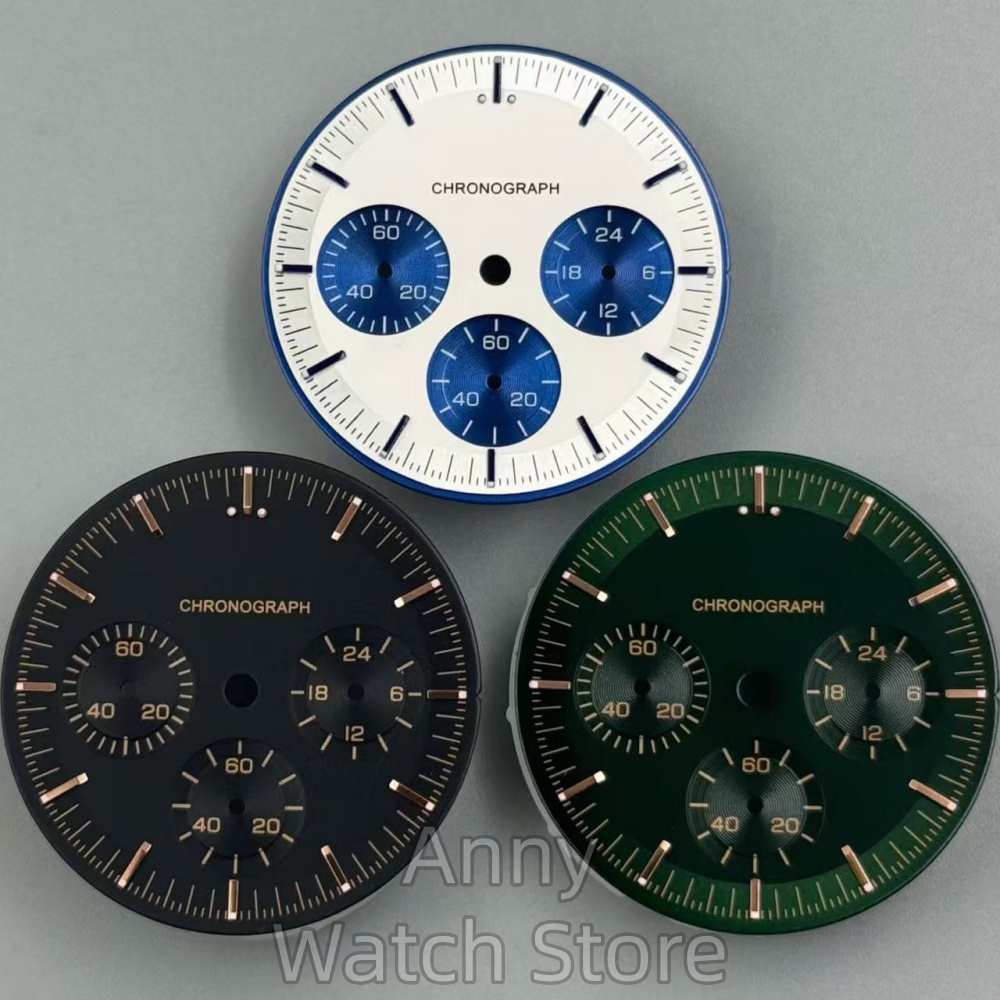 멸균 처리된 VK63 문 워치 다이얼 페이스 31.5m - Luminous Dial Face 리뷰 및 가격