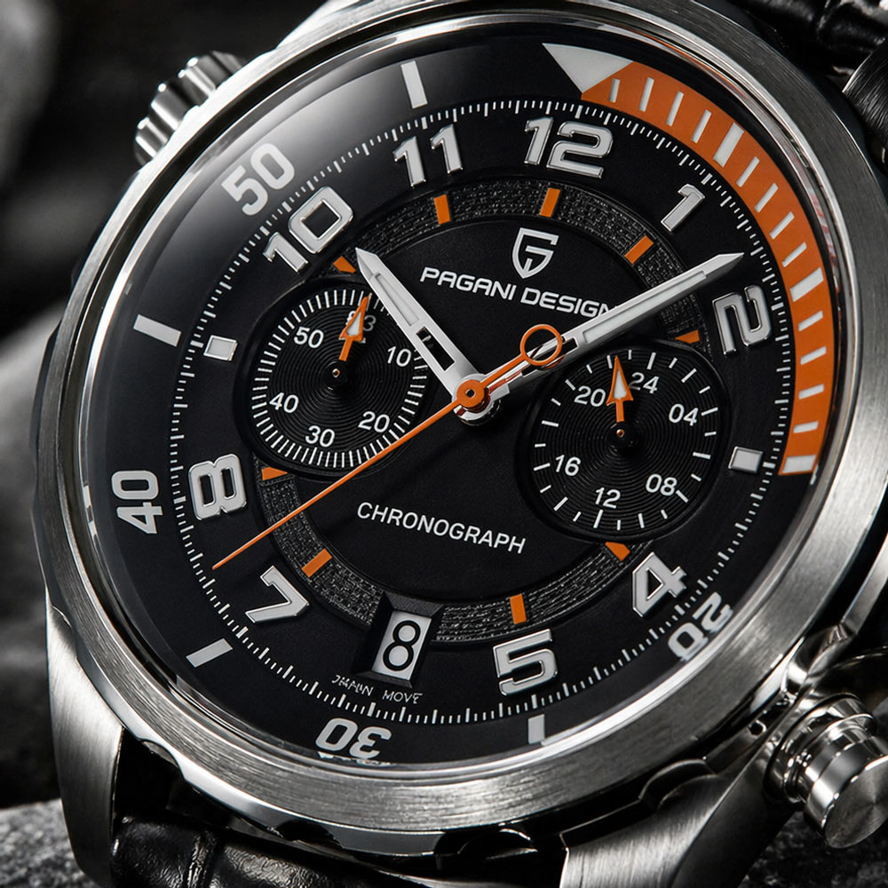 PAGANI DESIGN 클래식 가죽 남성용 시계 일본 - Chronograph Sport Watch 리뷰 및 가격