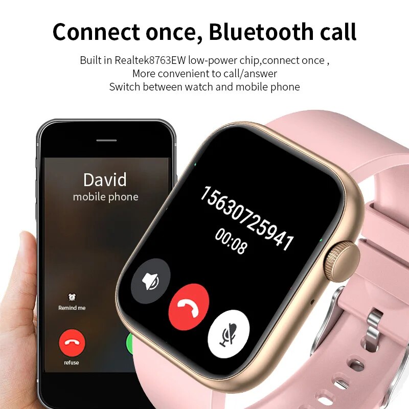 LIGE 남녀공용 블루투스 통화 스마트워치, 스포츠 피 - Smartwatch Digital Watches For Women 리뷰 및 가격