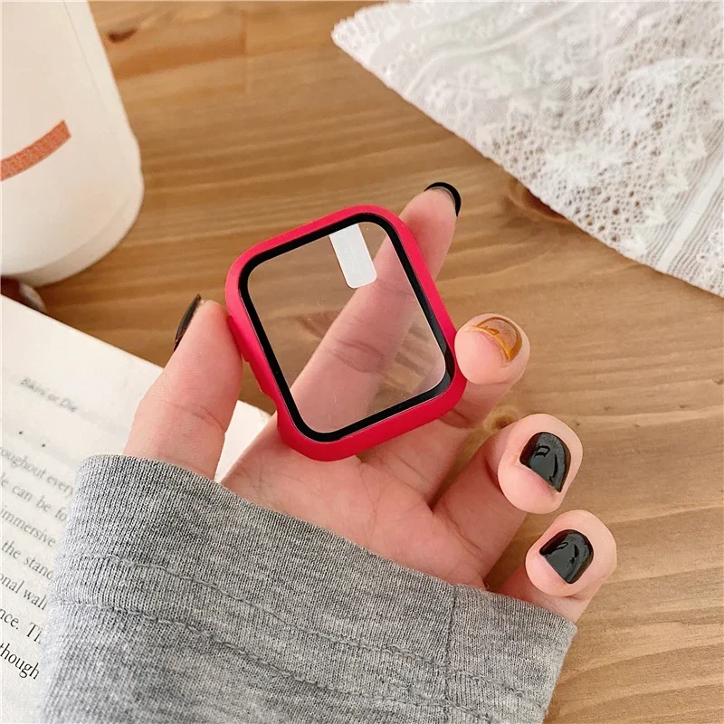 3 팩 유리 + 커버 Apple Watch 케이스 44 - Smartwatch Watches Price 리뷰 및 가격