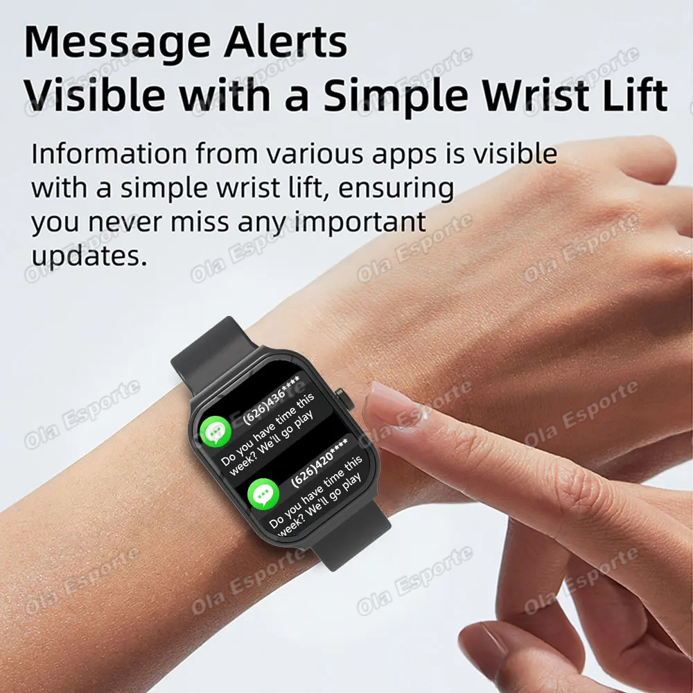 스마트 워치 플러스 남녀공용 풀 터치 스크린 스포츠 피 - Smartwatch Digital Watches For Women 리뷰 및 가격